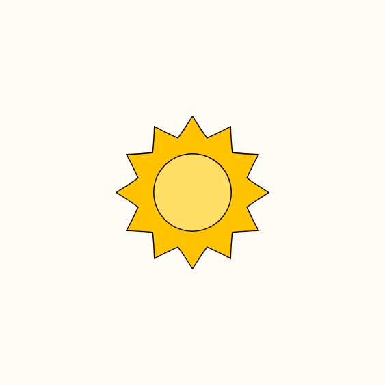 Mặt trời, ông mặt trời 96